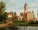 Vue du château de Radziejowice - January Suchodolski — vy av konstverket