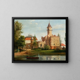 January Suchodolski - View of the castle in Radziejowice.webp
