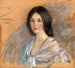Jaqueline med Fichu - Alice Pike Barney — vy av konstverket