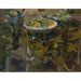 Reproduktion av målningen av trädgården i Casa Sorolla - Joaquín Sorolla