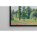 Reproduktion av målningen av Kew-trädgården, London, nära en damm - Camille Pissarro