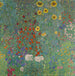 landskapsgård med solrosor - Gustav Klimt — vy av konstverket