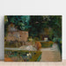 Reproduktion av målningen av trädgården Jardin de los Adarves, Alhambra, Granada - Joaquín Sorolla