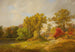 Landskapsbild av höst med herdehund och får - Jasper Francis Cropsey — vy av konstverket