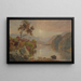 Landskapsbild av höst - Jasper Francis Cropsey — inramlat konstverk på väggen