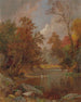 L höst på floden - Jasper Francis Cropsey — vy av konstverket