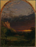 Kväll - Jasper Francis Cropsey — vy av konstverket