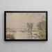 Marais de Hackensack - Jasper Francis Cropsey — inramlat konstverk på väggen