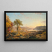 Höstindian - Jasper Francis Cropsey — inramlat konstverk på väggen