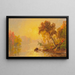 Landskap - Jasper Francis Cropsey — inramlat konstverk på väggen