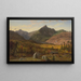 Mont Jefferson, Pinkham Notch, Montagnes Blanches - Jasper Francis Cropsey — inramlat konstverk på väggen