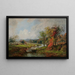 Oktober - Jasper Francis Cropsey — inramlat konstverk på väggen
