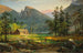 Maison des pionniers, Eagle Cliff, Montagnes Blanches - Jasper Francis Cropsey — vy av konstverket