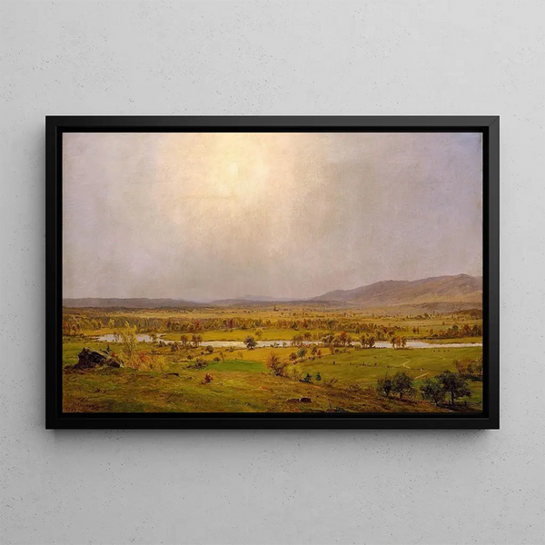 Pompton Plains New Jersey - Jasper Francis Cropsey — inramlat konstverk på väggen