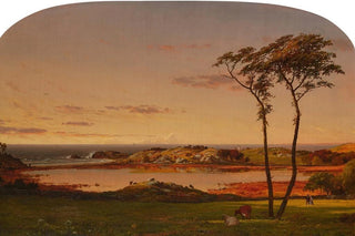Jasper Francis Cropsey - Spouting Rock Newport Rhode Island.webp