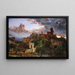 L'Esprit de la guerre - Jasper Francis Cropsey — inramlat konstverk på väggen