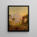 Villa d'Este Tivoli - Jasper Francis Cropsey — inramlat konstverk på väggen