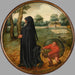 Jag gråter eftersom världen är så opålitlig - Pieter Brueghel den yngre — visat i en interiör
