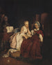 La Demande en mariage - Jean-Alphonse Roehn — vy av konstverket