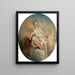 L'été de Cérès - Jean-Antoine Watteau — inramlat konstverk på väggen