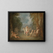Le royaume de Cupidon - Jean-Antoine Watteau — inramlat konstverk på väggen