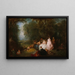 Fête champêtre - Jean-Antoine Watteau — inramlat konstverk på väggen