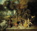 Les plaisirs de l'amour - Jean-Antoine Watteau — vy av konstverket