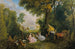 Rendez-vous de Chasse - Jean-Antoine Watteau — vy av konstverket