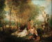 Le Festin de l'amour - Jean-Antoine Watteau — vy av konstverket