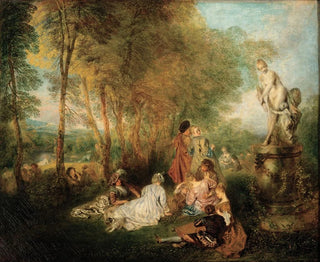 Le Festin de l'amour - Jean-Antoine Watteau — vy av konstverket