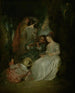 L'accord parfait - Jean-Antoine Watteau — vy av konstverket