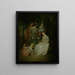 L'accord parfait - Jean-Antoine Watteau — inramlat konstverk på väggen