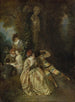 Voulez-vous triompher des Belles - Jean-Antoine Watteau — vy av konstverket
