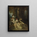 Voulez-vous triompher des Belles - Jean-Antoine Watteau — inramlat konstverk på väggen
