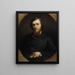 Porträtt av greve Alfred de Liesville 1820-1885, biträdande konservator vid Musée Carnavalet och donator av den revolutionära samlingen - Jean-Baptiste Ange Tissier — inramlat konstverk på väggen