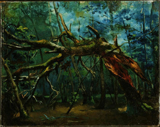 Ett fallit träd - Jean-Baptiste-Camille Corot — vy av konstverket