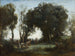 En morgon, nymfens dans - Jean-Baptiste-Camille Corot — vy av konstverket