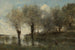 En damm i Picardie - Jean-Baptiste-Camille Corot — vy av konstverket