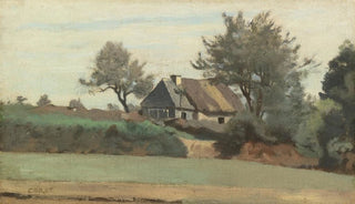 JeanBaptisteCamille Corot - Achicourt prs Arras chaumires dans les arbres.webp