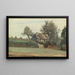 Achicourt nära Arras, torp i träden - Jean-Baptiste-Camille Corot — inramlat konstverk på väggen