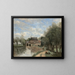 Arleux-du-Nord, le Moulin Drocourt sur la Sens - Jean-Baptiste-Camille Corot — inramlat konstverk på väggen