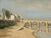 Pont sur la rivière Saône à Mâcon - Jean-Baptiste-Camille Corot — vy av konstverket