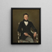 Camille Sennegon, artistens systerson - Jean-Baptiste-Camille Corot — inramlat konstverk på väggen