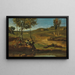 Landskap italiensk - Jean-Baptiste-Camille Corot — inramlat konstverk på väggen