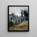 Canteleu - Jean-Baptiste-Camille Corot — inramlat konstverk på väggen