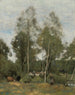 Klara Skogsglänta vid Pierre Aux Evaux nära Château-Thierry - Jean-Baptiste-Camille Corot — vy av konstverket