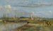 Dunkerque, den bakre hamnen - Jean-Baptiste-Camille Corot — vy av konstverket