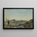 Dunkerque En räkmöjare - Jean-Baptiste-Camille Corot — inramlat konstverk på väggen