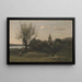 Ennery nära Auvers - Jean-Baptiste-Camille Corot — inramlat konstverk på väggen