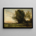 Fräschör av kvällen - Jean-Baptiste-Camille Corot — inramlat konstverk på väggen